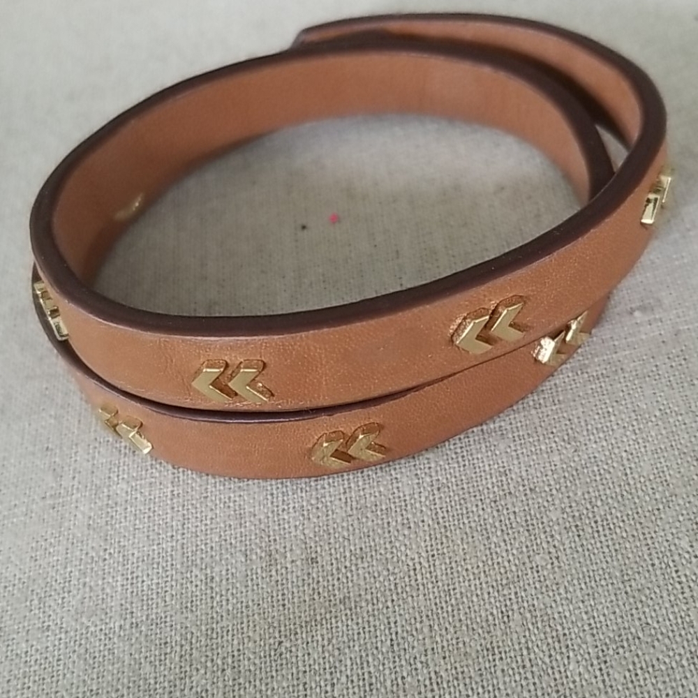 Leather wrap bracelet
